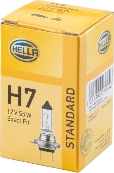 HELLA 8GH 007 157-121 - Крушка с нагреваема жичка, фар за дълги светлини parts5.com