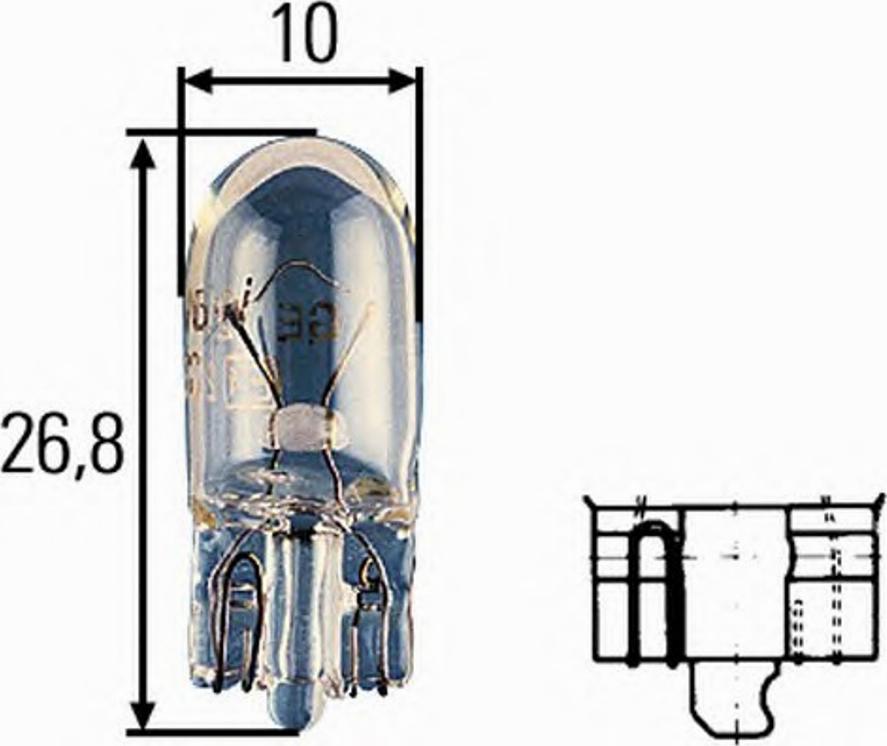 HELLA 8GP 003 594-128 - Bec, semnalizator parts5.com