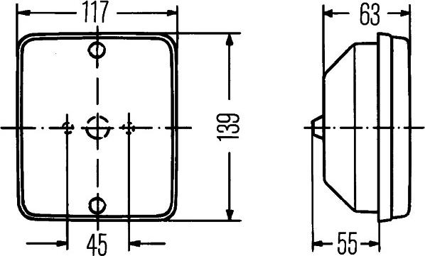 HELLA 2NE 003 236-008 - Tagumine udutuli parts5.com