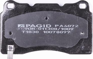 HELLA PAGID 8DB 355 014-451 - Juego de pastillas de freno parts5.com