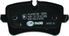 HELLA PAGID 8DB 355 016-001 - Fékbetétkészlet, tárcsafék parts5.com