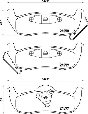 HELLA PAGID 8DB 355 012-181 - Fékbetétkészlet, tárcsafék parts5.com