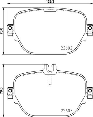 HELLA PAGID 8DB 355 031-711 - Brake Pad Set, disc brake parts5.com