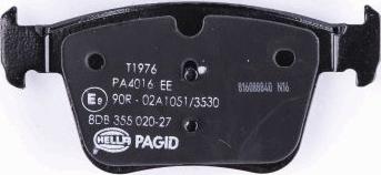 HELLA PAGID 8DB 355 020-271 - Fren balata seti, diskli fren parts5.com