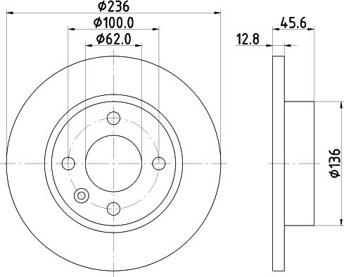 HELLA PAGID 8DD 355 105-871 - Jarrulevy parts5.com