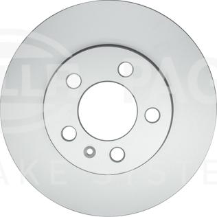 HELLA PAGID 8DD 355 132-091 - Δισκόπλακα parts5.com