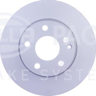 HELLA PAGID 8DD 355 128-261 - Brzdový kotouč parts5.com