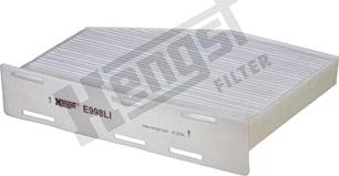 Hengst Filter E998LI - Filtru, aer habitaclu parts5.com