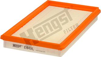 Hengst Filter E649L - Filtar za zrak parts5.com