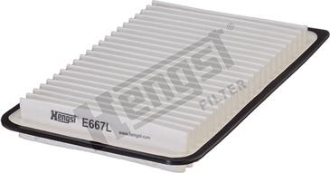 Hengst Filter E667L - Filtro de aire parts5.com