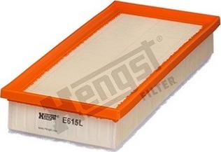 Hengst Filter E615L - Air Filter parts5.com