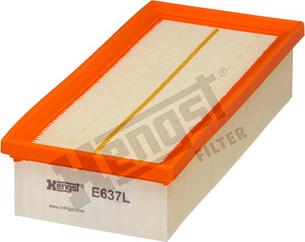 Hengst Filter E637L - Air Filter parts5.com