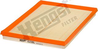 Hengst Filter E236L - Filtar za zrak parts5.com