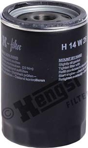 Hengst Filter H14W26 - Ölfilter parts5.com