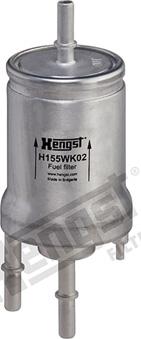 Hengst Filter H155WK02 - Filtro combustible parts5.com