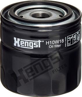 Hengst Filter H10W18 - Filtro de aceite parts5.com