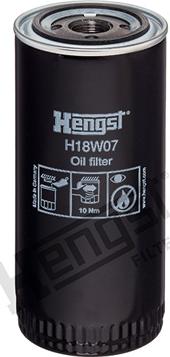 Hengst Filter H18W07 - Filtru ulei parts5.com