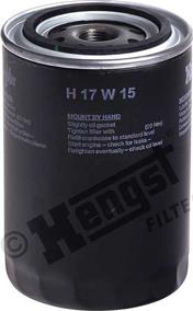 Hengst Filter H17W15 - Õlifilter parts5.com