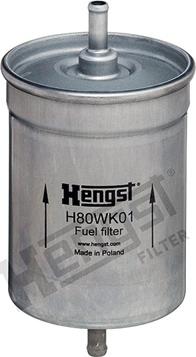 Hengst Filter H80WK01 - Filtro combustible parts5.com
