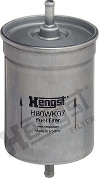 Hengst Filter H80WK07 - Filtro combustible parts5.com