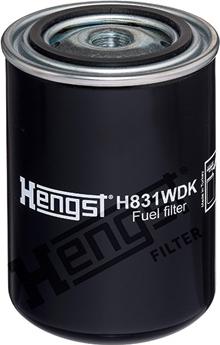 Hengst Filter H831WDK - Φίλτρο καυσίμου parts5.com