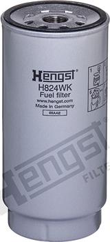 Hengst Filter H824WK D718 - Filtr paliwa parts5.com