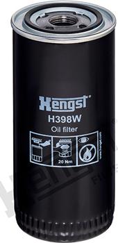 Hengst Filter H398W - Маслен филтър parts5.com