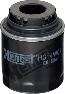 Hengst Filter H314W01 - Oljni filter parts5.com