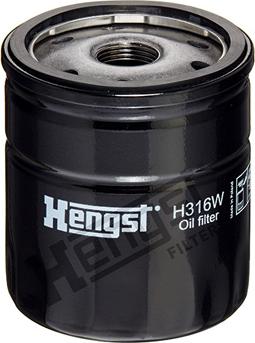 Hengst Filter H316W - Filtro de aceite parts5.com