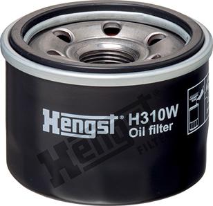 Hengst Filter H310W - Filtre à huile parts5.com