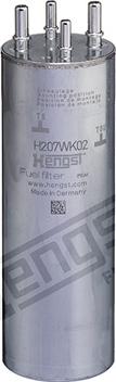 Hengst Filter H207WK02 - Filtro combustible parts5.com