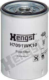 Hengst Filter H7091WK10 - Filtro combustible parts5.com
