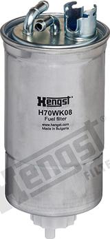 Hengst Filter H70WK08 - Filtro combustible parts5.com
