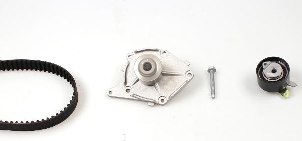 Hepu PK09581 - Pumpa za vodu + komplet zupčastog remena parts5.com