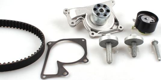 Hepu PK09650 - Pumpa za vodu + komplet zupčastog remena parts5.com