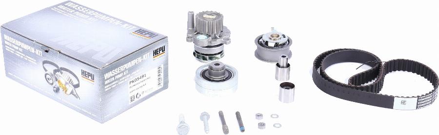 Hepu PK05491 - Su pompası + Triger kayışı seti parts5.com