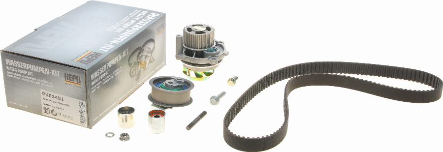 Hepu PK05451 - Su pompası + Triger kayışı seti parts5.com