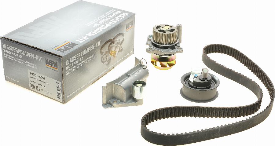 Hepu PK05476 - Pompa wodna + zestaw paska rozrządu parts5.com