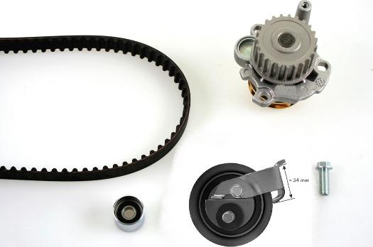 Hepu PK05471 - Vesipumppu + jakohihnasarja parts5.com