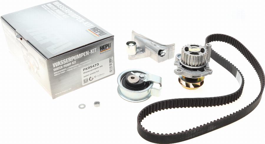 Hepu PK05473 - Set pompa apa + curea dintata parts5.com