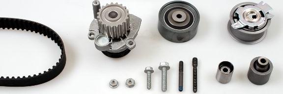 Hepu PK05513 - Pumpa za vodu + komplet zupčastog kaiša parts5.com