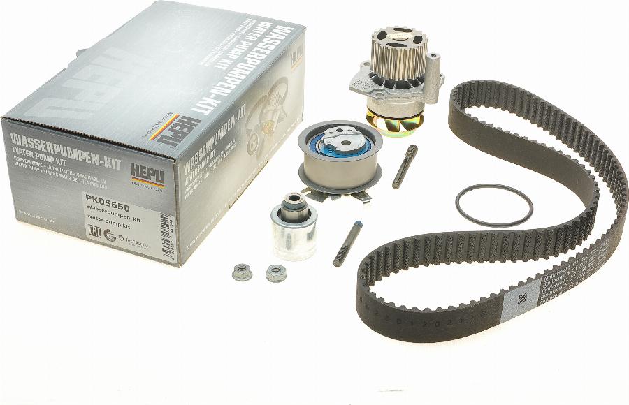 Hepu PK05650 - Pompe à eau + kit de courroie de distribution parts5.com