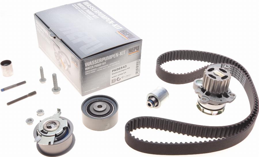 Hepu PK06543 - Su pompası + Triger kayışı seti parts5.com