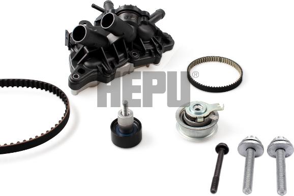 Hepu PK06871 - Vodní pumpa + sada ozubeného řemene parts5.com