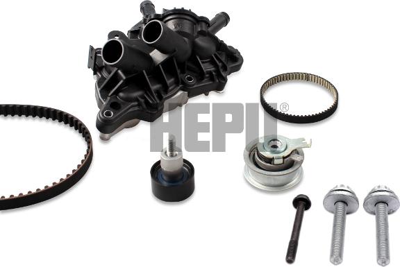 Hepu PK06850 - Pumpa za vodu + komplet zupčastog remena parts5.com