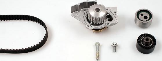 Hepu PK08410 - Vesipumppu + jakohihnasarja parts5.com