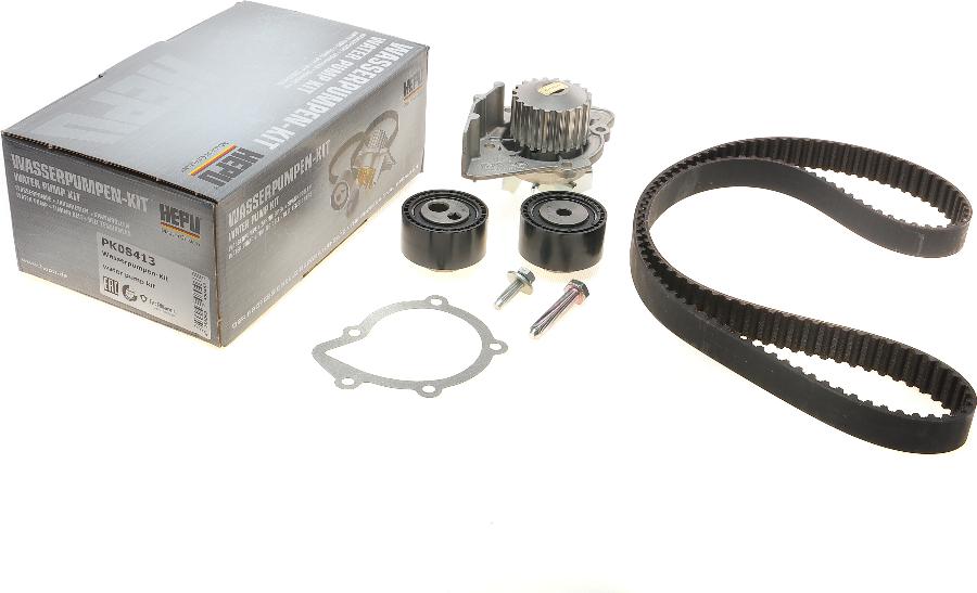 Hepu PK08413 - Su pompası + Triger kayışı seti parts5.com