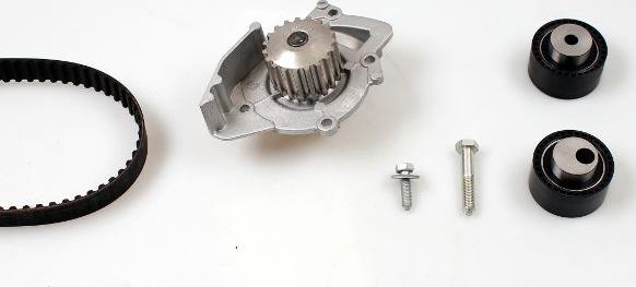 Hepu PK08012 - Vesipumppu + jakohihnasarja parts5.com