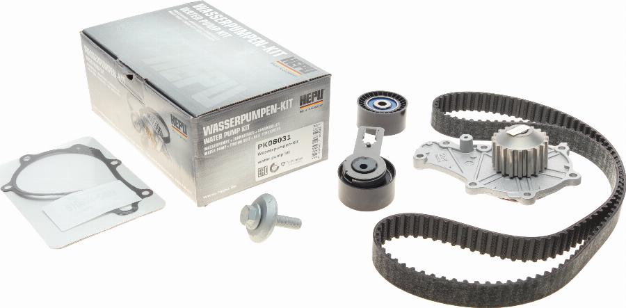 Hepu PK08031 - Water Pump & Timing Belt Set parts5.com