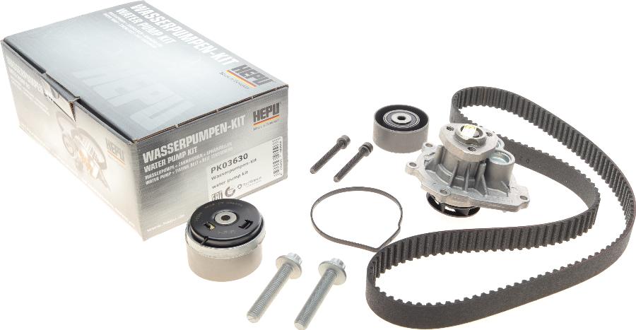 Hepu PK03630 - Water Pump & Timing Belt Set parts5.com